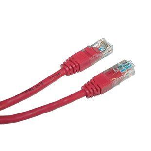 Патч-корд E-server UTP, 0.5 м, кат. 5e красний FRT-93523 фото