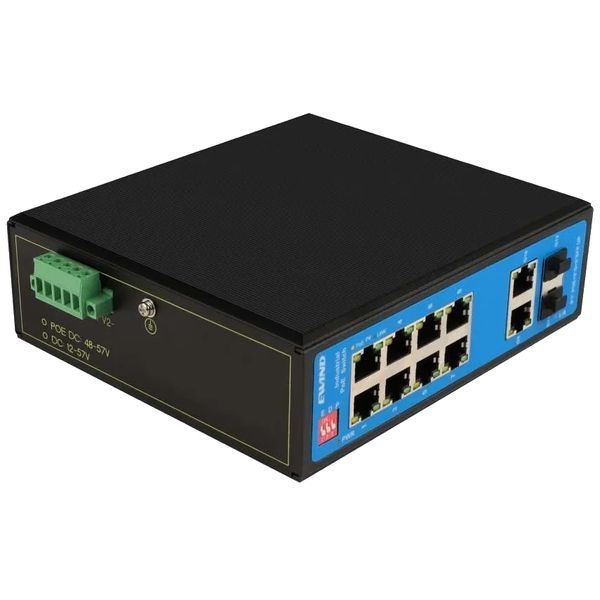 Ewind EW-PIS1712-8FE PoE Комутатор 12 портів некерований FRT-13325 фото