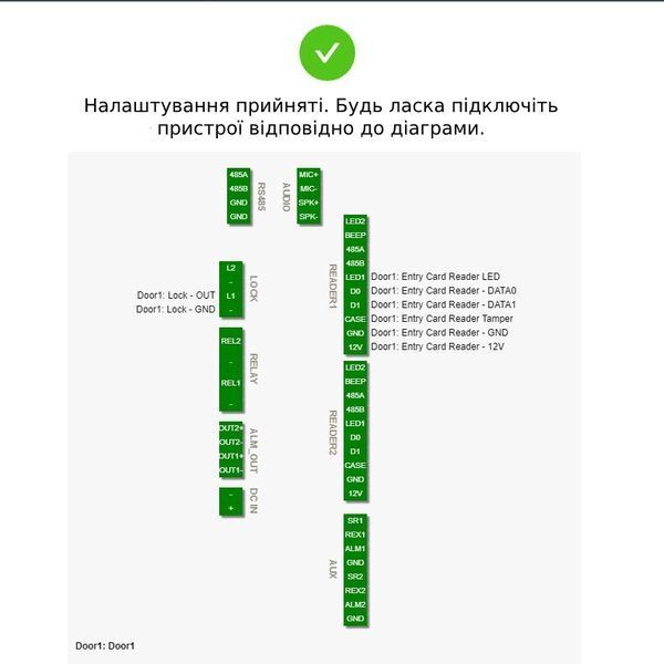 Dahua DHI-ASC3202B Контролер для двох дверей FRT-42117 фото
