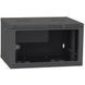 IPCOM 6U 600x450 Шафа телекомунікаційна двері скло (чорна) FRT-33524 фото 1
