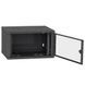 IPCOM 6U 600x450 Шафа телекомунікаційна двері скло (чорна) FRT-33524 фото 2