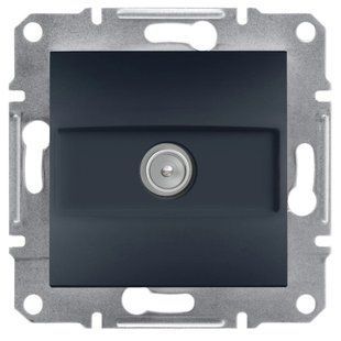 Schneider Electric Asfora EPH3200171 TV РОЗЕТКА КІНЦЕВА АНТРАЦИТ FRT-69727 фото