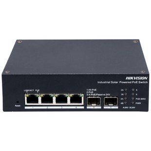 Hikvision DS-3T1506HP-EI-UPS PoE Комутатор 4 порти керований FRT-85824 фото