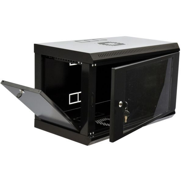 6U Шафа 19", 600x350x373мм (Ш*Г*В), економ, акрилове скло, чорна FRT-75535 фото