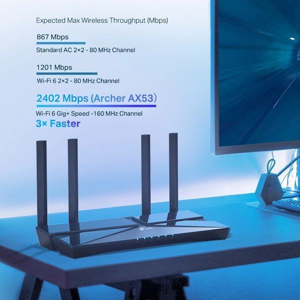 TP-Link ARCHER AX53 Бездротовий маршрутизатор FRT-72262 фото