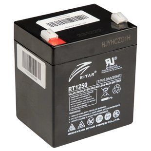 Ritar RT1250(12V5AH) Акумуляторна батарея FRT-75573 фото