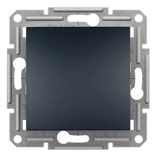 Schneider Electric EPH0100171 Asfora Вимикач 1-клавішний антрацит FRT-71749 фото