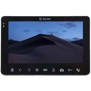 BCOM BD-780FHD Black Відеодомофон FRT-52395 фото