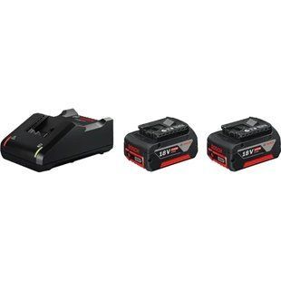 Bosch GAL 18V-40 + GBA 18 В 4.0 Ah (1600A019S0) Зарядний пристрій + 2 акумулятора FRT-69732 фото