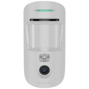 Бездротовий сповіщувач руху з камерою Ajax Superior MotionCam AM (PhOD) white Jeweller FRT-00250 фото