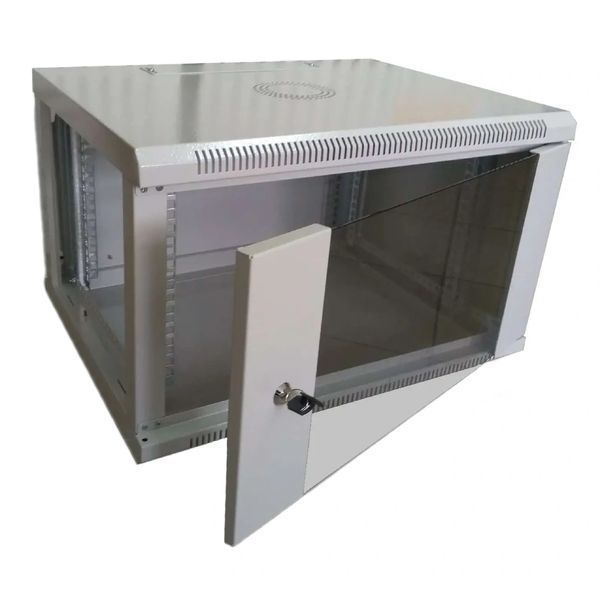 WMNC-35-6U-FLAT Шафа 6U 600x350 мм Hypernet настінна розбірна FRT-33811 фото