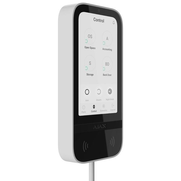 Superior KeyPad TouchScreen Fibra Дротова клавіатура з сенсорним екраном (Білий) FRT-00265 фото