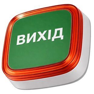 Ajax EN54 FireProtect (VAD) white пожежний світловий "ВИХІД" Cповіщувач FRT-80894 фото