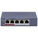 Hikvision DS-3E0105P-E/M(C) POE Комутатор 5 портів некерований FRT-56106 фото 1