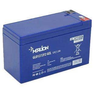 MERLION ORBUS GLO1272F2 12 V 7.2Ah Свинцево-кислотна акумуляторна батарея FRT-00168 фото