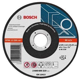Bosch 125 x 1.6 мм (2608600219) Відрізний круг для металу FRT-25367 фото