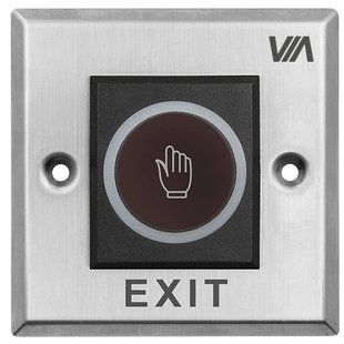 VIA Security VB8686M (комбинированная металл/пластик) Безконтактна кнопка виходу FRT-24357 фото