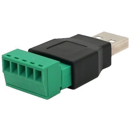 USB (5 контактів) з клемами під кабель Роз'єм FRT-49611 фото