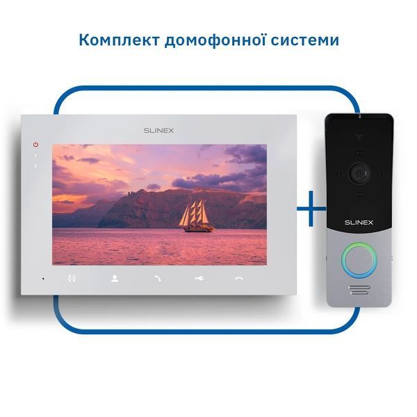 Slinex ML-20HD(Black)+SQ-07MTHD(White) Комплект&nbsp;відеодомофону FRT-93678 фото