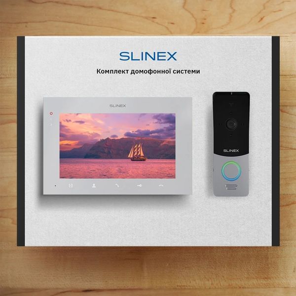 Slinex ML-20HD(Black)+SQ-07MTHD(White) Комплект&nbsp;відеодомофону FRT-93678 фото