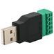 USB (5 контактів) з клемами під кабель Роз'єм FRT-49611 фото 1