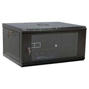 19" 4U 600x400x284мм акрилове скло, чорна Шафа FRT-74185 фото
