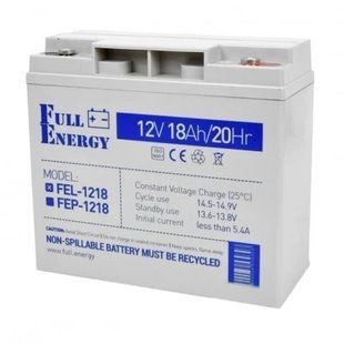 Full Energy FEL-1218 18 А&bull;ч 12В Свинцево-кислотна акумуляторна батарея FRT-55793 фото
