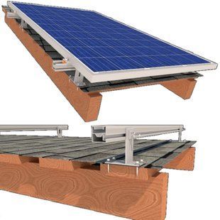 StringSetter SS-XL-B 08 кріплення 8 сонячних панелей до 1145мм бітумна черепиця Комплект FRT-69941 фото