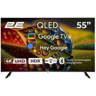 2E 55A77Q 55&rdquo; дюйма 3840x2160 QLED Google TV Телевізор FRT-23731 фото