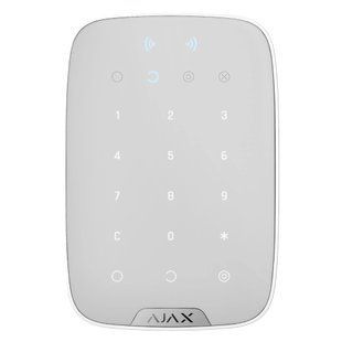 Superior Keypad&nbsp;Plus Бездротова клавіатура з підтримкою захищених карток і брелоків (Білий) FRT-00264 фото