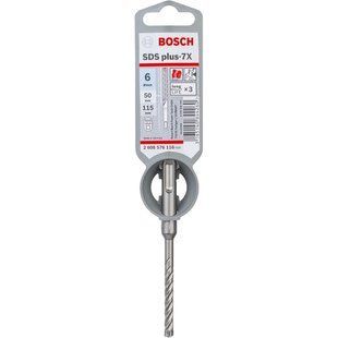 Bosch SDS Plus-7X 6x50x115 мм Бур д/арм.бетону FRT-77620 фото