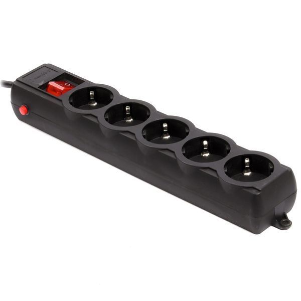 Gembird SPG5-G-15B-PRO 4.5 м кабель 5 розеток Мережевий фільтр FRT-27080 фото