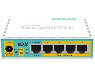 MikroTik hEX PoE lite (RB750UPr2) 5-портовый Маршрутизатор FRT-64597 фото