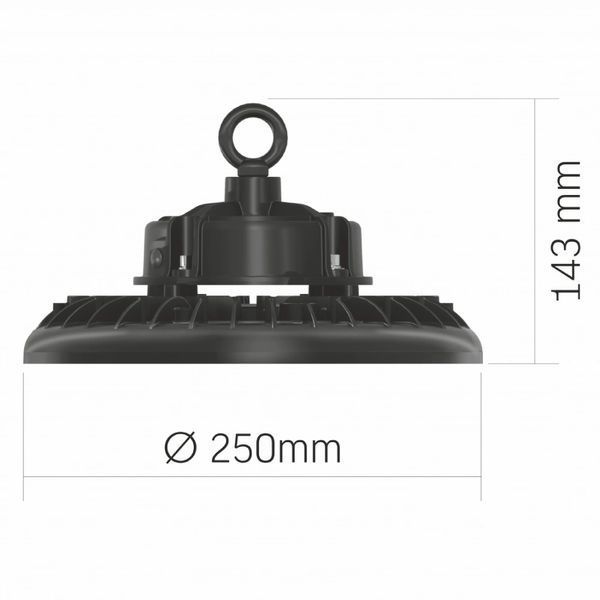 VIDEX 100W 5000K 220V LED світильник висотний ХайБей FRT-82422 фото