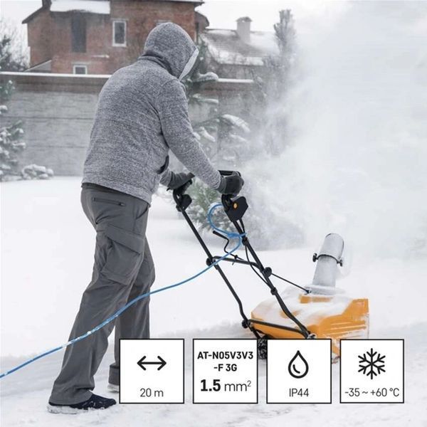 EMOS P01520W 1 розетка 20 м IP44 Мережевий подовжувач FRT-12326 фото