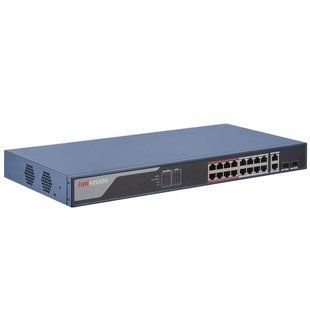 Hikvision DS-3E1318P-EI(B) PoE Комутатор 16 портів керований FRT-74789 фото