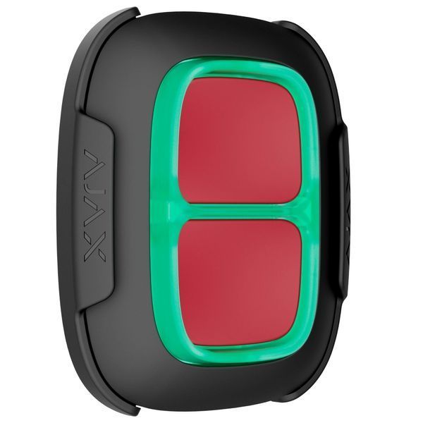 Тривожна кнопка Ajax Superior DoubleButton G3 Jeweller black FRT-00219 фото