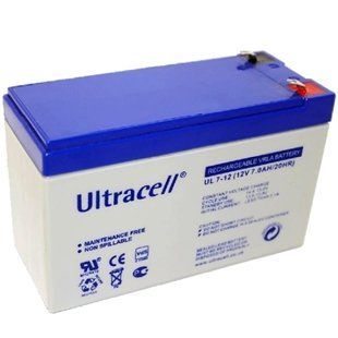 Ultracell UL7-12 7A&bull;ч 12В Свинцево-кислотна акумуляторна батарея FRT-58245 фото