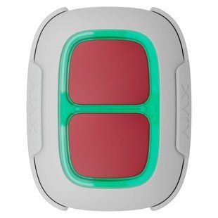 Тривожна кнопка Ajax Superior DoubleButton G3 Jeweller white FRT-00218 фото