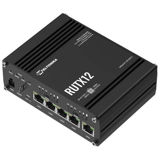 Teltonika RUTX12 Промисловий стільниковий маршрутизатор FRT-62083 фото