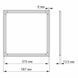VIDEX ART 40Вт 4100K LED панель FRT-90758 фото 3