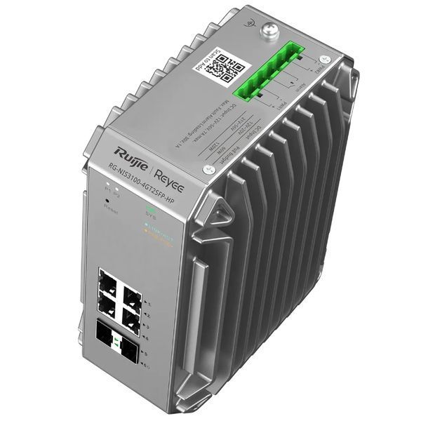 Ruijie RG-NIS3100-4GT2SFP-HP IP40 Комутатор 4 порти керований FRT-37643 фото
