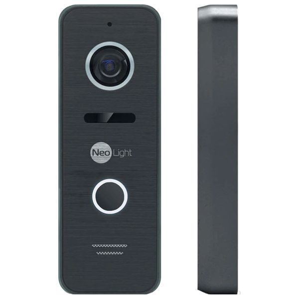 Neolight ALPHA Hybrid Black + PRIME FHD Black з кутком Комплект відеодомофону FRT-94875 фото