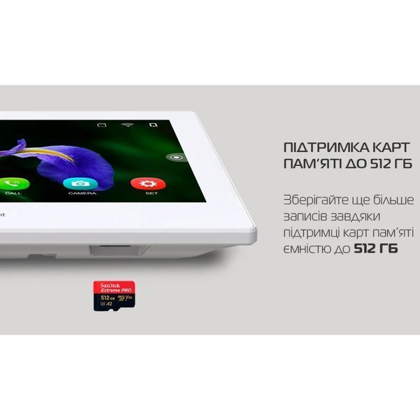 Neolight ALPHA Hybrid Black + PRIME FHD Black з кутком Комплект відеодомофону FRT-94875 фото