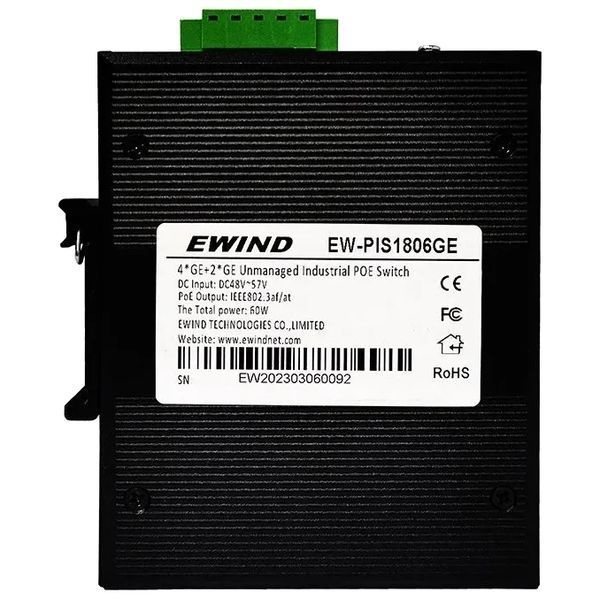 Ewind EW-PIS1806GE Комутатор 6 портів некерований FRT-68076 фото