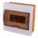 Enext e.plbox.stand.w.08k Корпус пластиковий 8-модульний вбудований FRT-36833 фото 1