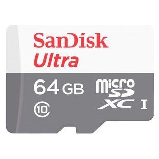 SanDisk Ultra microSDXC 64GB 100MB/s Class 10 UHS-I Карта пам&rsquo;яті FRT-14983 фото