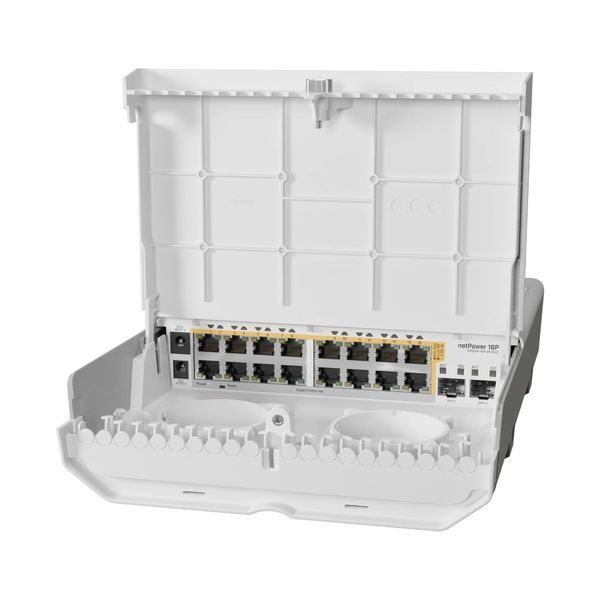 MikroTik netPower 16P (CRS318-16P-2S+OUT) PoE Комутатор 16 портів керований FRT-16407 фото