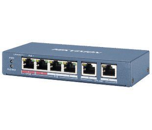 Hikvision DS-3E0106HP-E POE Комутатор 4 порти некерований FRT-81793 фото