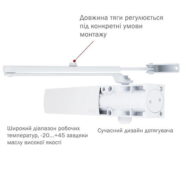 RYOBI&nbsp;1200&nbsp;D-1200&nbsp;WHITE Дотягувач FRT-48208 фото
